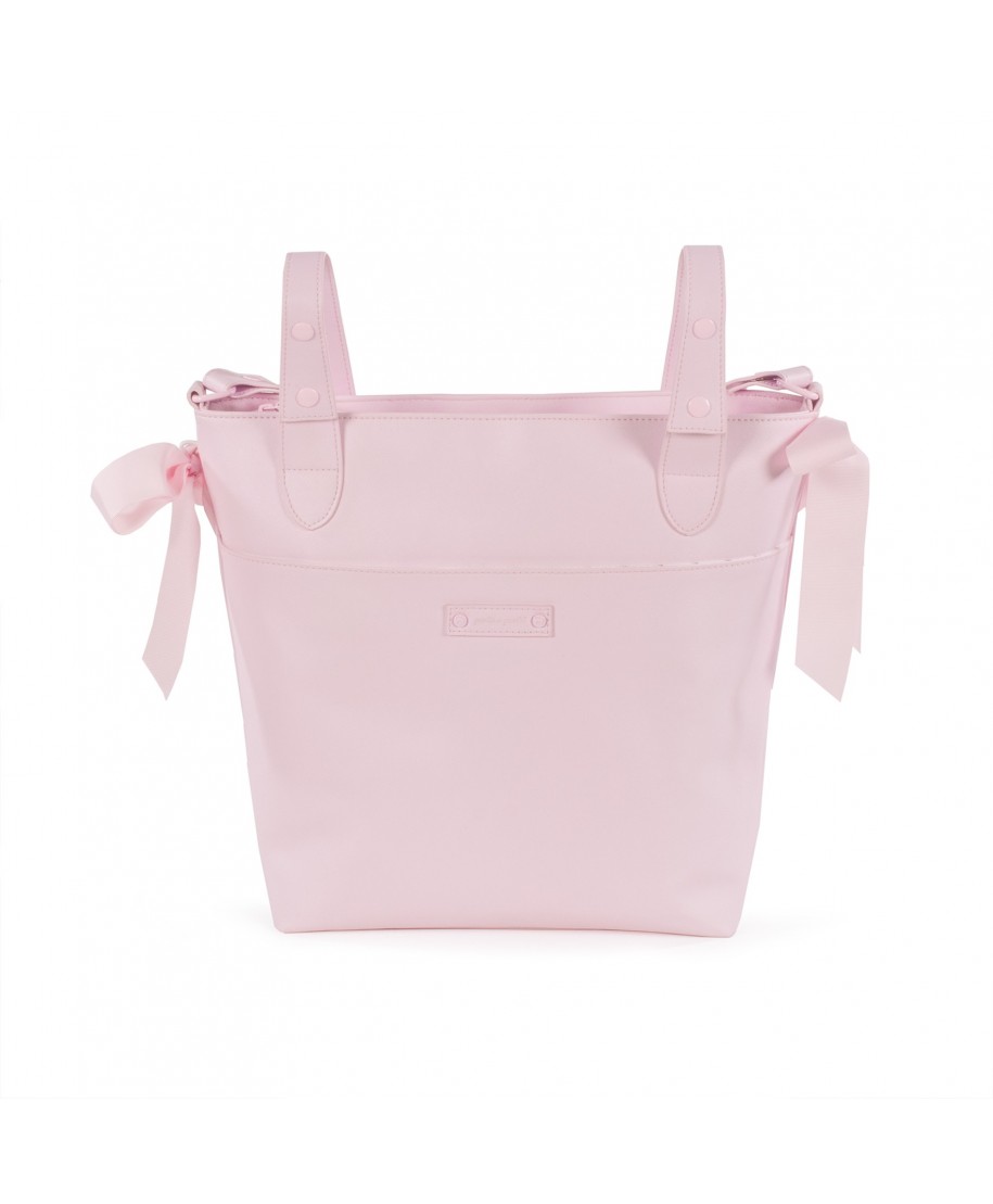 Bolso panera de paseo rosa Essentials de Pasito a Pasito