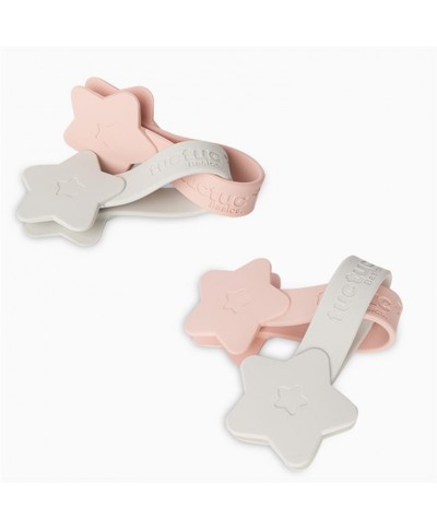 Pinzas magnéticas para muselinas rosa de Tuc Tuc