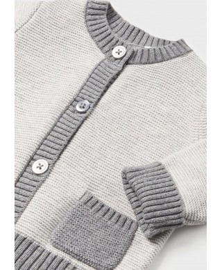 Conjunto bebé 3 piezas tricot de Mayoral