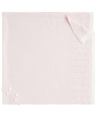 Toquilla tricotosa bordada rosa baby de Mayoral